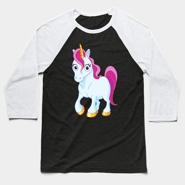 Unicorn, Unicorn Lover, Unicorns Are Real, Funny Unicorn, Horse, Horse Lover, Horse Gifts, Gifts For Her, Cutie Corn, Funny Horse, Rainbow, Unicorny Baseball T-Shirt by DESIGN SPOTLIGHT